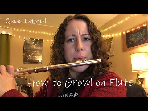 How to Growl on Flute // Quick Tutorial // Rock, Jazz, and Blues Flute