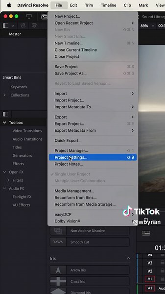 How to change video from horizontal to vertical #videoediting #davinciresolve #tutorial