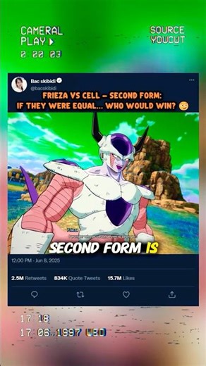 Frieza vs Cell – Second Form: If They Were Equal… Who Would Win? 😏 #sparkingzero #crashout