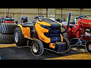 CRAZY Garden Tractor Pulling ACTION in Princeton, Indiana!!