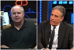 Limbaugh Gives Jon Stewart Props for Tough Sebelius Interview