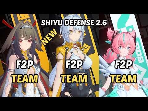 F2P Shiyu Defense ZZZ Yixuan F2P Team x M0W0 Aria F2P x Ye Shunguang F2P Zenless Zone Zero 2.6