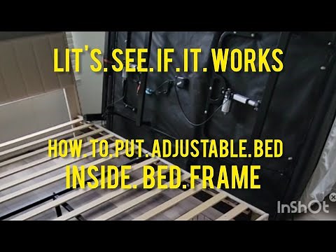 How to put adjustable base in bed frame. Adjustable bed bases work in bed frames?