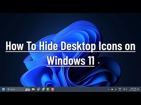 How To Hide Desktop Icons on Windows 11 (Guide)