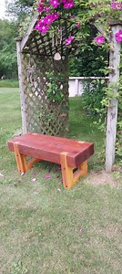 Wooden, Entry, Outdoor Bench, Custom Handmade Furniture, Rustic , Farmhousestyle Bench, Modern Wooden Bench, Mid-century Bench - Etsy
