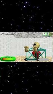 Baldi's Basics But Escape Is IMPOSSIBLE #shorts #challenge