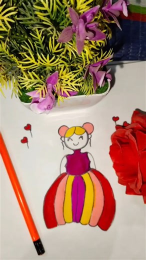 Easy baby doll drawing | little baby doll 😊| #doll #art #easydrawing #youtubeshorts