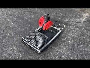 Husky Tile Saw on Stand
