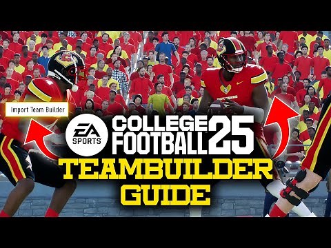 Complete Guide To Using Teambuilder In College Football 25