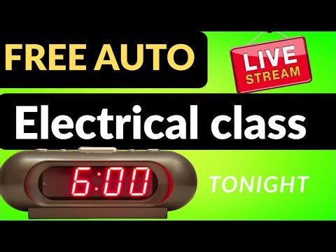 Live auto electrical 101 come learn tonight basic electrical