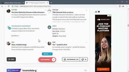 编程开发该如何选择字体？选对不仅赏心悦目，还能改善开发效率