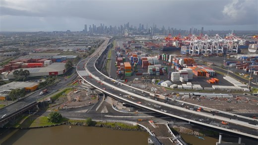 12K views · 93 reactions | Behind-the-scenes access Close to 100 people recently had the chance to get up close to the West Gate Tunnel Project as part of the annual Open House Melbourne . The tour featured the new city connections, and the elevated cycle path above Footscray Road. Take a look at some of the bridges and elevated roads that will take drivers from the tunnel to West Melbourne, Docklands and the city. | West Gate Tunnel Project | Facebook