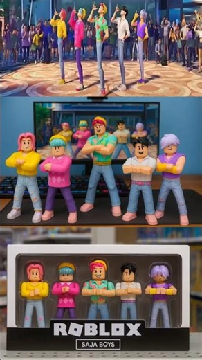 KPop Demon Hunters Saja Boys Roblox Action Figure #kpop #kpopdemonhunters