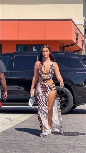 Zebra Print Halter Cutout Maxi Dress Outfit Ideas 🦓 | Classy Bold Summer Fashion for Women #shorts