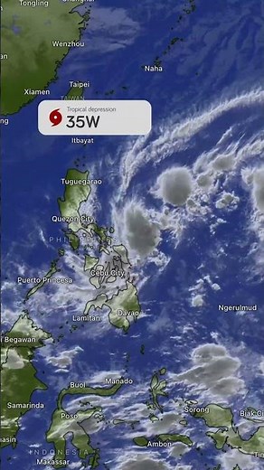 🌀 Tropical Depression 35W (“Wilma”) nears Samar 🇵🇭
