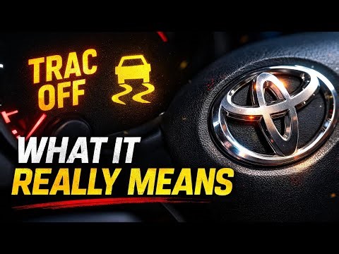 Why Toyota TRAC OFF and VSC Lights Come On & Meaning