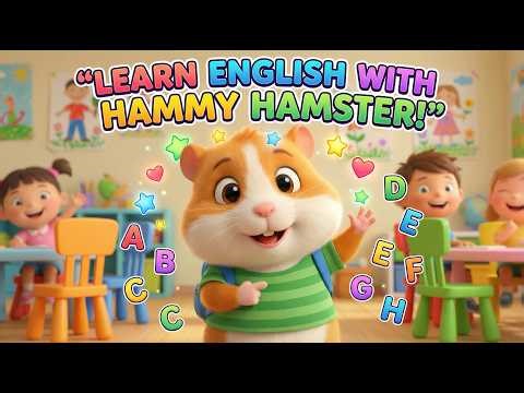 Learning English colors with Hammy