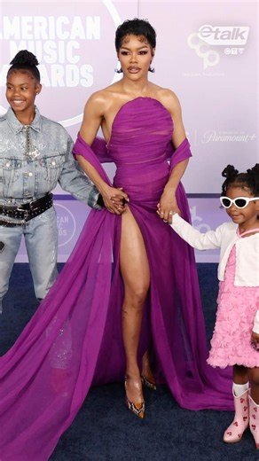 Teyana Taylor & daughters at the 2026 American Music Awards