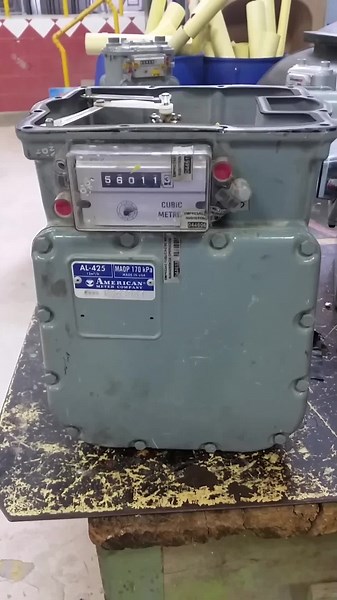 Este es interior de un medidor de gas AL425 #gasnatural #medidorgas #al425 ,Instalacionesgas