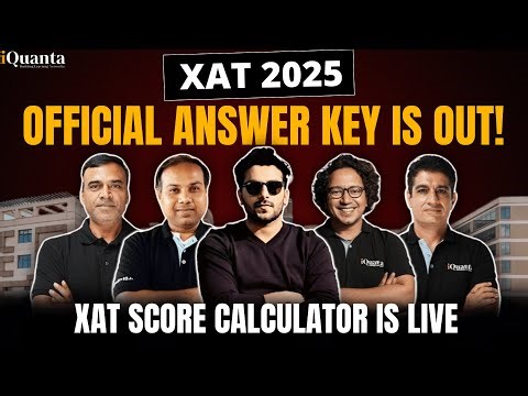 XAT 2025 Official Answer key is out | Check iQuanta XAT Score Calculator