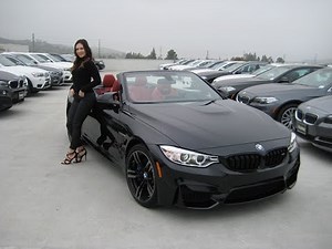 New BMW M4 CONVERTIBLE / Exhaust Sound / 19" Black M Wheels / BMW Review