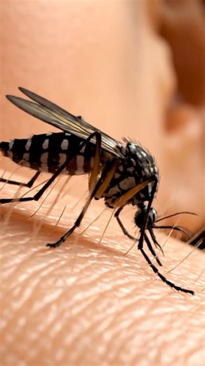 Mosquito Bite Under Microscope 😱🔬 #shorts #3danimation #microscope #humanbody