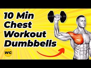 10 Minute Chest Dumbbell Workout (Without Bench) Get Massive Chest At Home