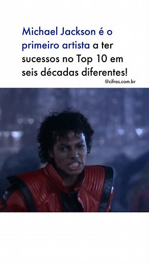 🕺👑 Michael Jackson segue fazendo história. “Thriller” voltou com tudo e acaba de subir do 32º para o 10º lugar na Billboard Hot 100! Isso dá ao Rei do Pop um novo recorde: ele agora é o único artista a alcançar o top 10 em seis décadas diferentes! 😱 Dos anos 70 com o Jackson 5 até os anos 2020 com hits como “Don’t Matter to Me” (com Drake), MJ acumulou 30 músicas no top 10 — sendo 13 delas em 1º lugar. E agora, “Thriller” se torna seu hit mais longevo no Hot 100: 26 semanas! 🎶 O impacto? 14 