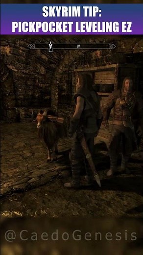 Level Pickpocket Easily #skyrim #tips #shorts