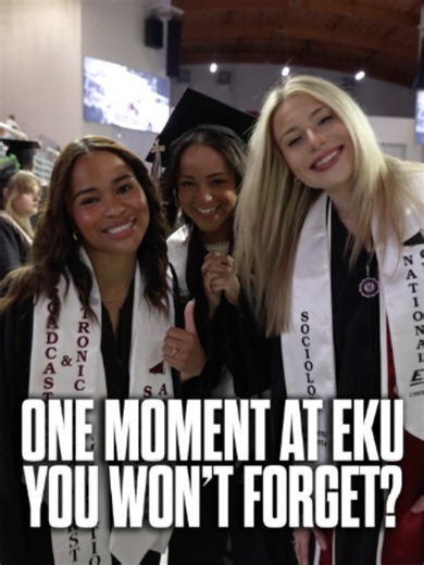 We asked graduates one question before they crossed the stage: What’s one moment at EKU you’ll never forget? Here’s what they said.🎓 #eku #easternkentuckyuniversity #college #collegelife #collegegrad