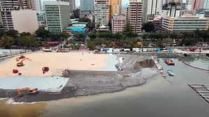 The Rehabilitation of Manila Bay as seen from Above. 📸 CityExplorerPlus https://youtu.be/Z3rbWV3__NE | Manny Pacquiao Public Information