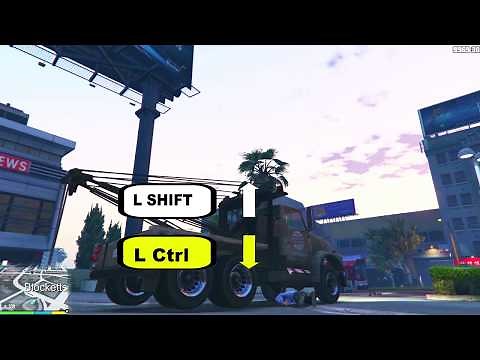 GTA5 HOW TO HOOK UP CAR TO TOW TRUCK PC.