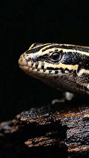 The Trick Behind the Five-Lined Skink's Glow-Up Tail 🦎 #science #lizard #shorts