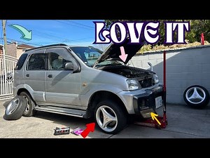 Daihatsu Terios Build Part 1! New Rims, Custom Exhaust, ATOTO Radio & MORE