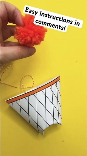 DIY Basketball Game to make from paper (easy)
