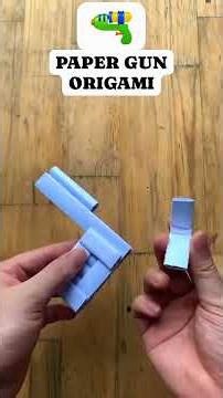 Easy Paper Gun Tutorial! 🔥✂️"#PaperGunOrigami#DIYCrafts#TrendingShort#ViralShorts#FunDIY#ShortsCraft