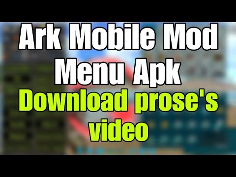 Ark Mobile Mod Menu Apk Download prose's video