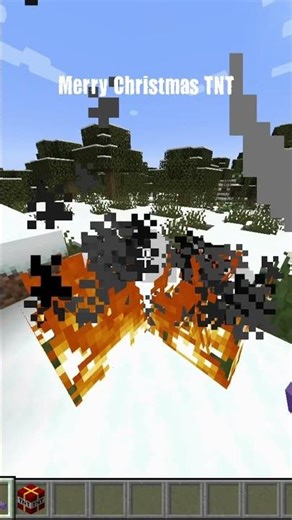 Merry Christmas TNT EXPLOSION!! #minecraft