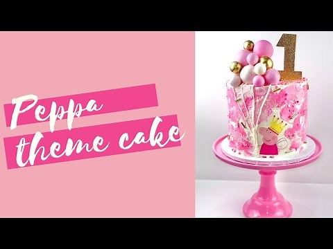 Peppa pig cake tutorial