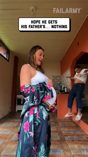 FailArmy on Instagram: "hard-headedness is not a super desirable trait 😩 🤣 #babybump #pregnancyjourney #maternity #momfail #dadfail #headinjury #fail"