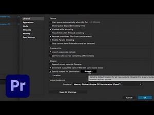 Set the output location | Adobe Creative Cloud