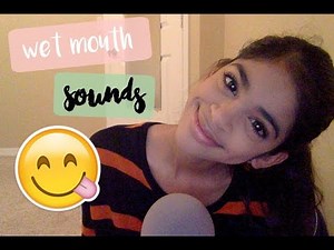 ASMR Wet Mouth Sounds! (w/ breathing, tongue clicking)