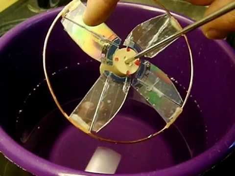 Adaptive Wells and Darrieus Turbines - water models