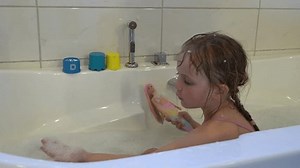 Young Girl Blows Soap Bubble Offer: стоковое видео (без лицензионных платежей), 1104299517 | Shutterstock