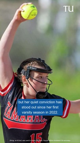 Tamarac softball star Toni DeLorenzo can beat you with her arm and bat