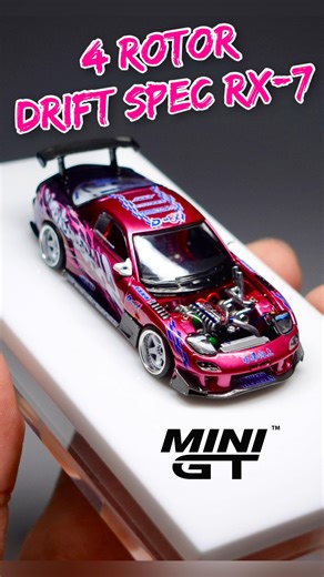 JH-Hobby | HOW TO CUSTOM A 4 ROTOR MAZDA RX7 DRIFT CAR MINIGT Follow my 1:64 Custom page @jh_64custom 🙌🏻 #minigt #custom #164scale #164diecast... | Instagram