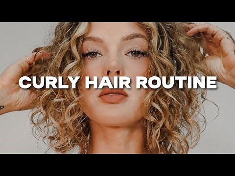 CURLY HAIR ROUTINE FOR THIN FINE HAIR from start to finish and it's NOT the curly girl method.