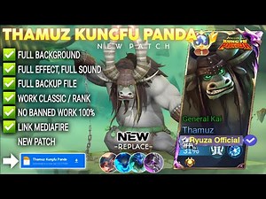 Script Thamuz Kung Fu Panda - General Kai No Password | Full Effect Voice | Patch Terbaru