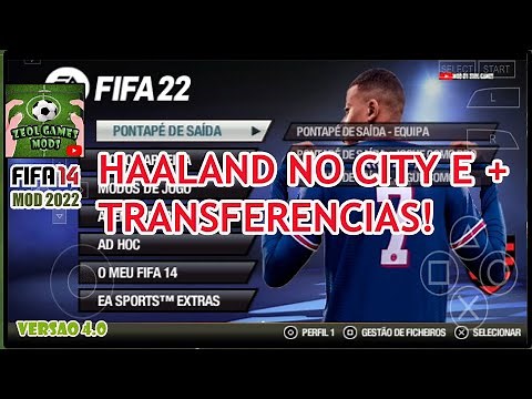FIFA 14 MOD 22 PSP PARA EMULADOR PPSSPP ANDROID V4.0 BYZEOLGAMES