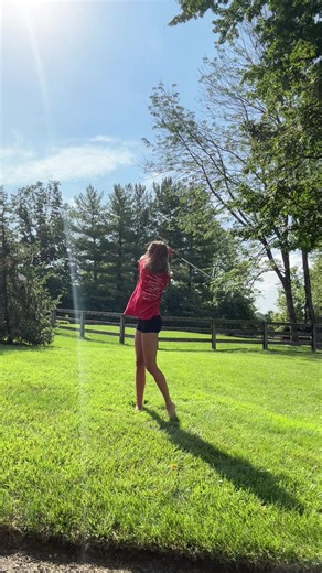 Learn golf with me 👻 I am well aware at how incorrect my backswing looks pls help #fyp #golf #help